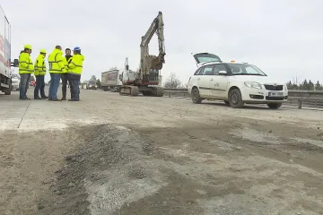 Stavební práce omezí dopravu na D1 až do poloviny prosince