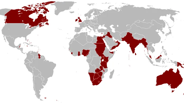 Britská říše v roce 1921