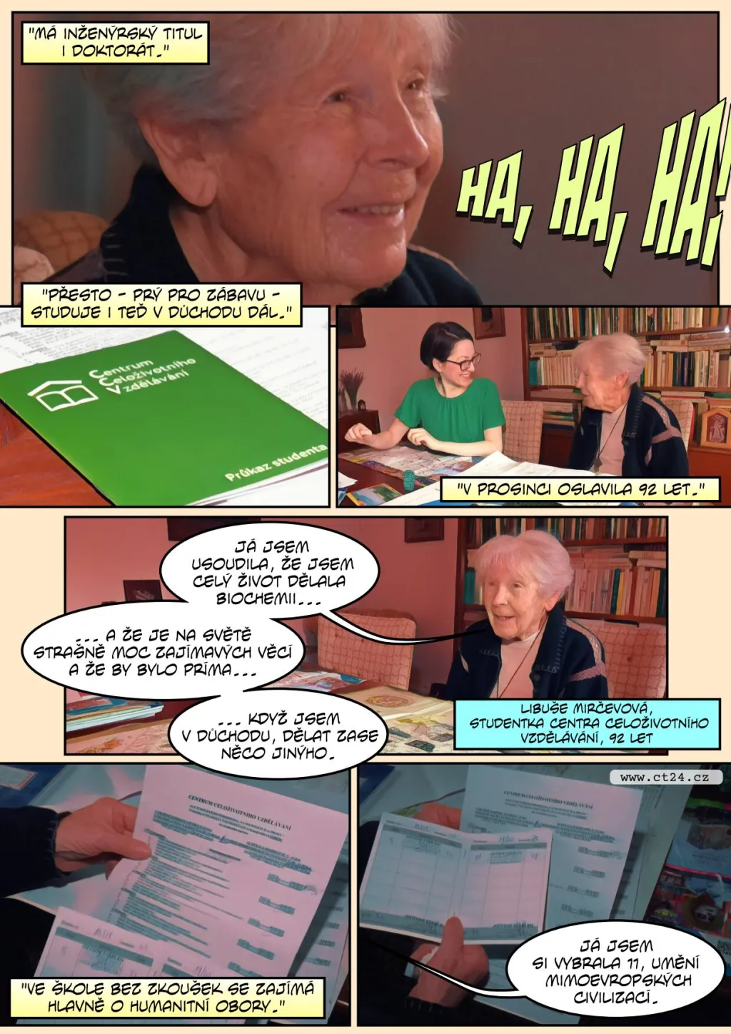 Devadesátiletí studenti