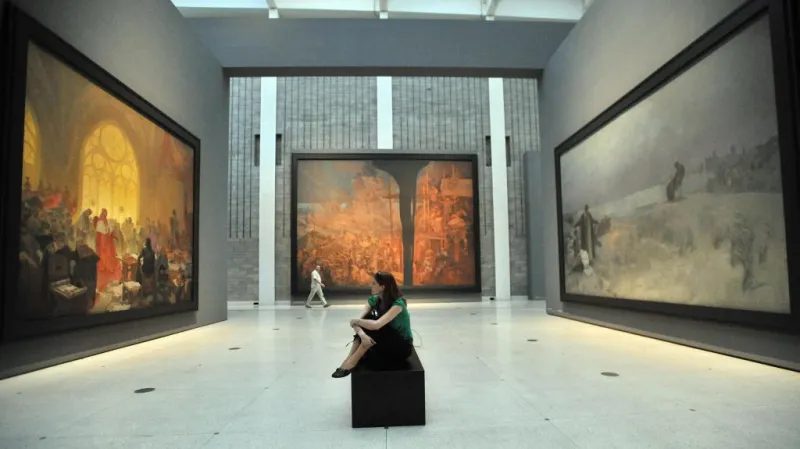 Slovanská epopej ve Veletržním paláci