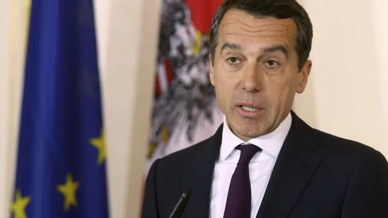 Rakouský kancléř Christian Kern