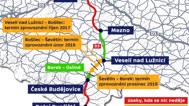 Výstavba dálnice D3