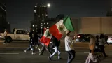 Demonstrace proti imigračním kontrolám v Los Angeles