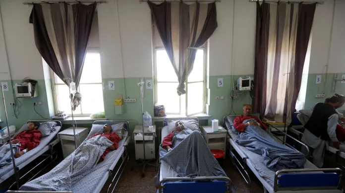Zranění v kábulské nemocnici (Ilustrační foto)