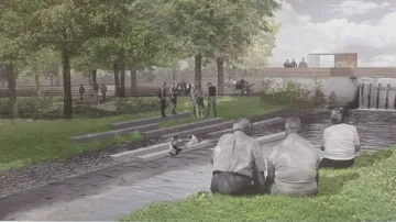 Architekti chtějí, aby se lidé u řeky zastavili