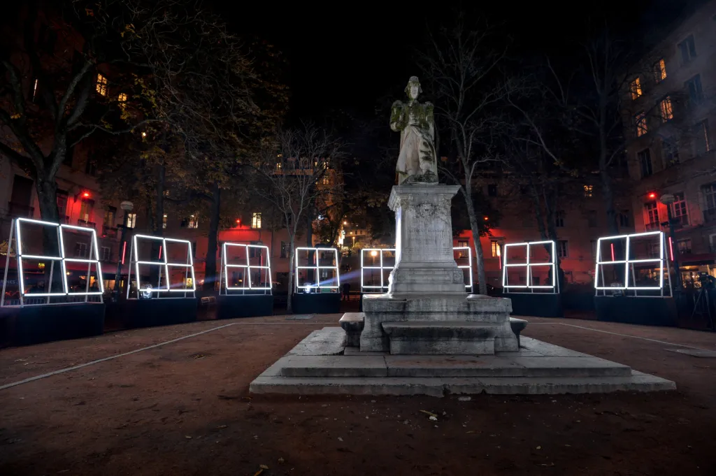 Festival světel ve francouzském Lyonu