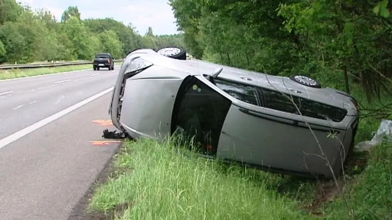 Nehoda způsobená jízdou v protisměru