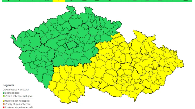 Výstraha ČHMÚ (29. 8.)