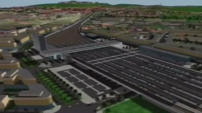 Vizualizace nového brněnského nádraží