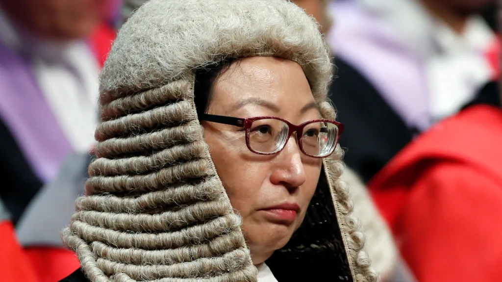 Teresa Chengová při loňském slavnostním zahájení legislativního roku v Hongkongu