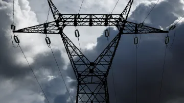 Sloup elektrického vedení vysokého napětí