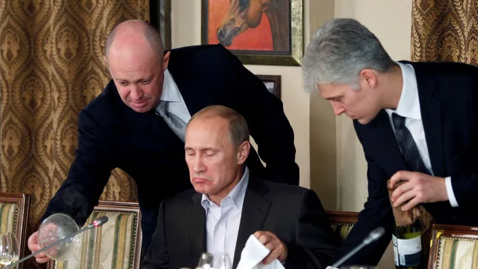 Jevgenij Prigožin s Vladimirem Putinem v roce 2011