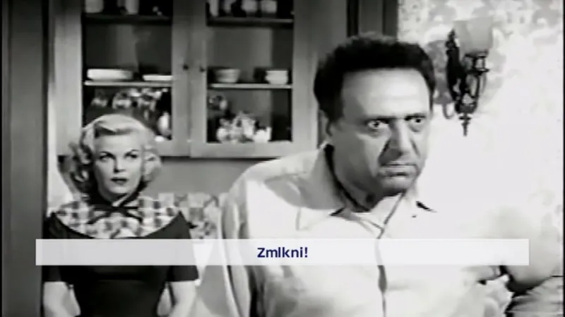 Hugo Haas ve filmu Hit and Run (Srazit a ujet) z roku 1957