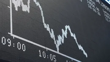 Graf německého indexu DAX na burze ve Frankfurtu nad Mohanem