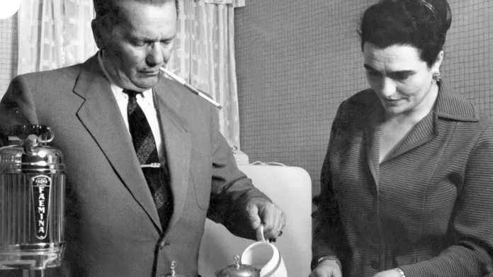 Josip Broz Tito a Jovanka Brozová