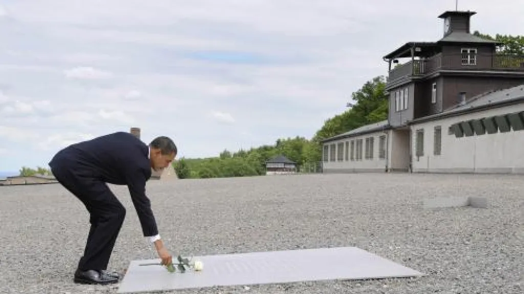 Barack Obama v Buchenwaldu