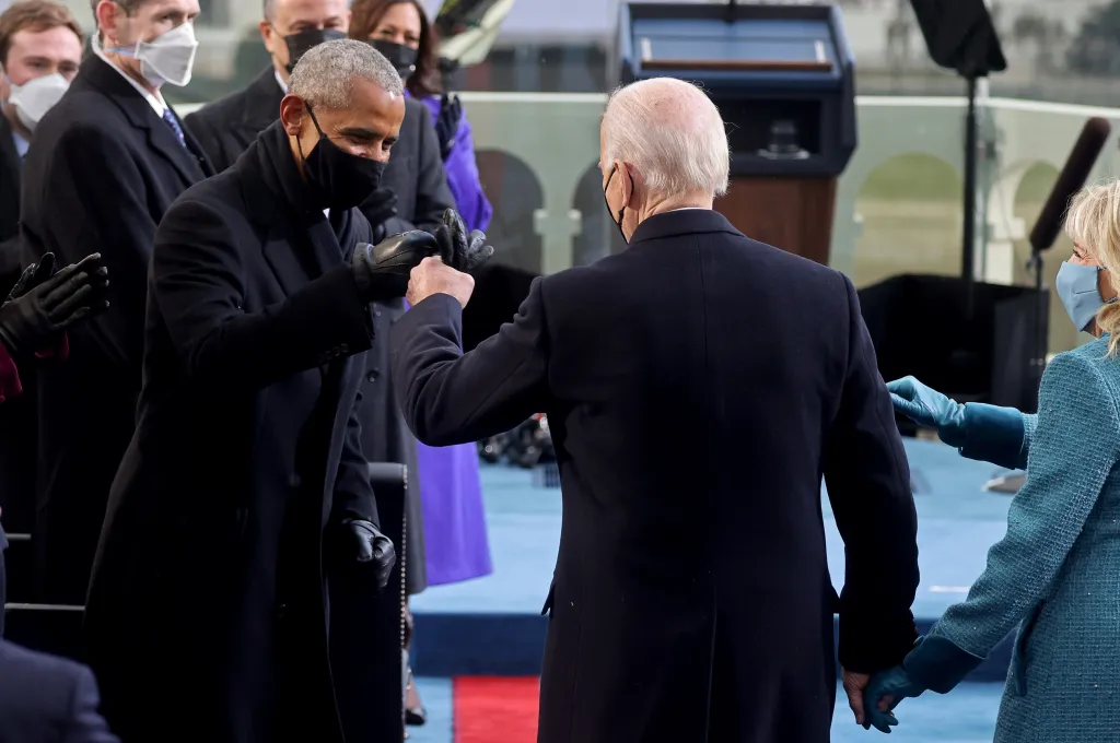 Stejnou pochvalu jako viceprezidentka si od bývalého prezidenta Baracka Obamy vysloužil i prezident současný - Joe Biden