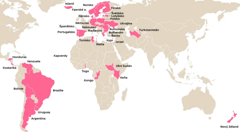 Země, kde jsou fyzické tresty zakázány