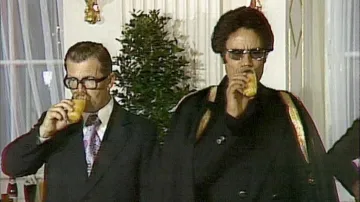Muammar Kaddáfí v Praze