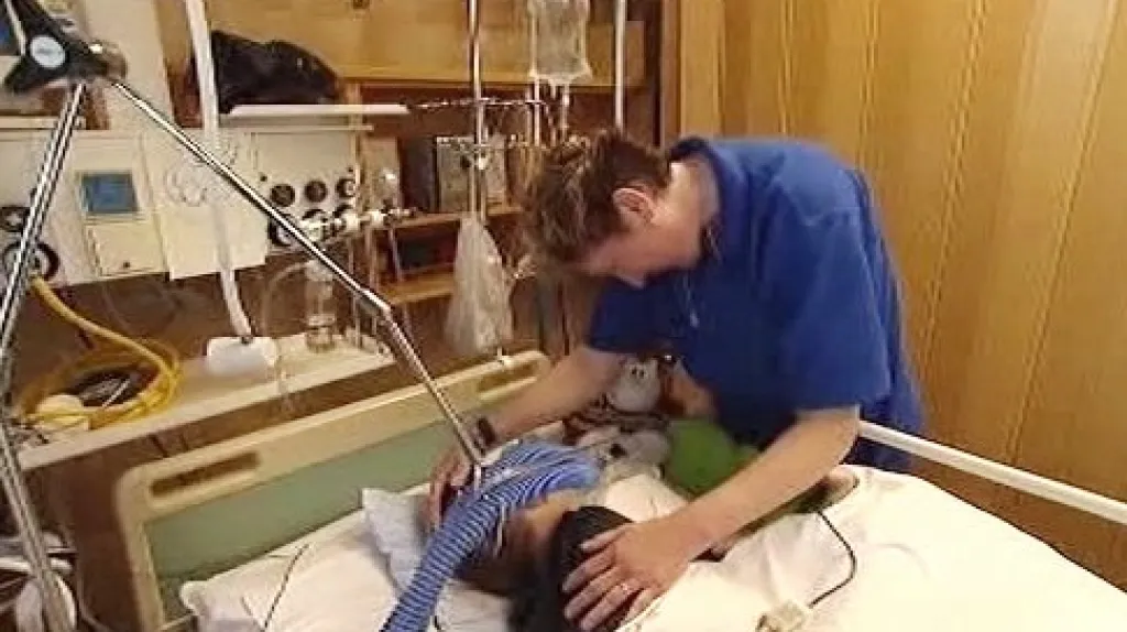 Marcela Koplová se synem