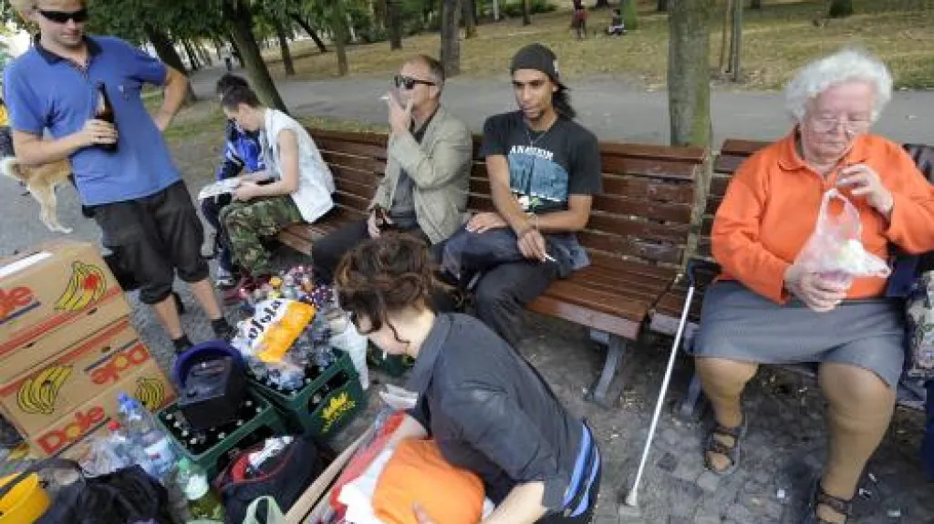 Squateři při bojovce