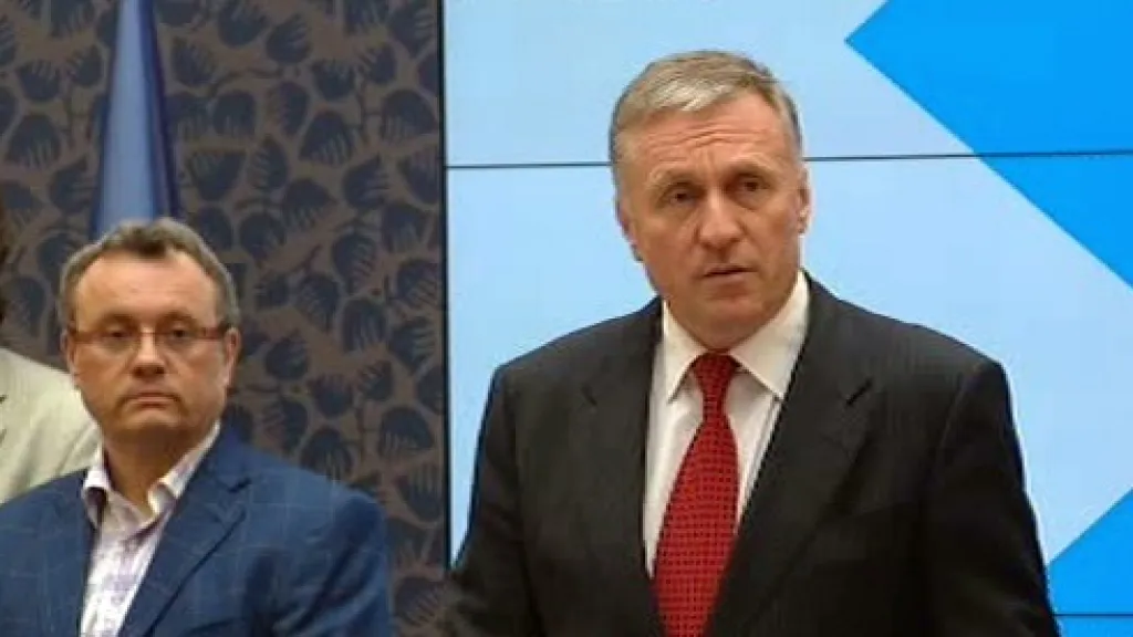 Vladimír Dlouhý a Mirek Topolánek