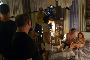 Renč nechtěl v posteli předstírání, prozradil hlavní kameraman Petr Hojda