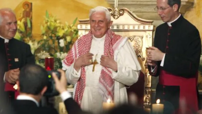 Benedikt XVI. v Jordánsku
