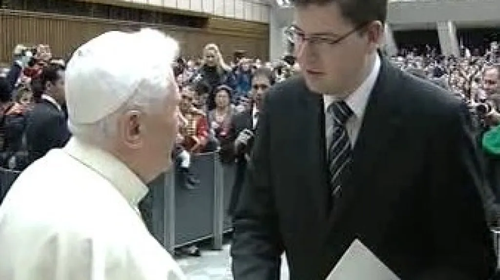 Benedikt XVI. a Jiří Pospíšil