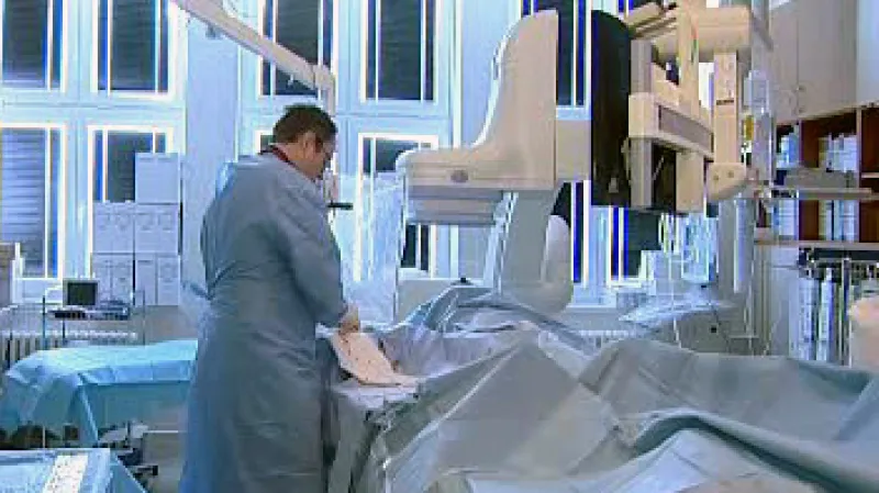 Kardiologický sál pardubické nemocnice