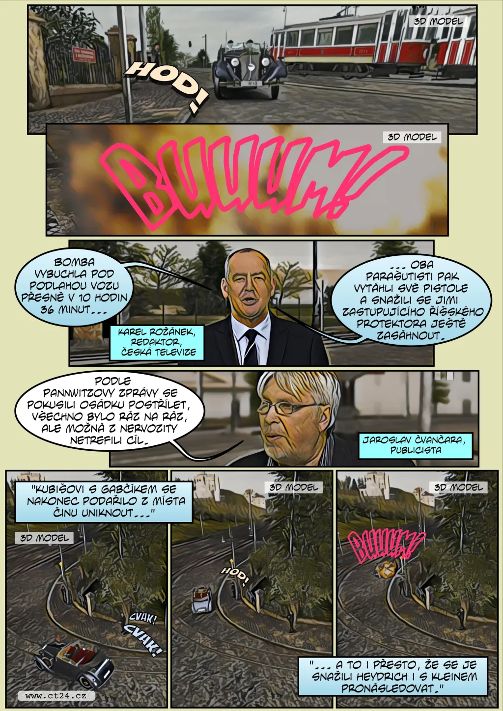 Komiks: Výročí atentátu na Heydricha