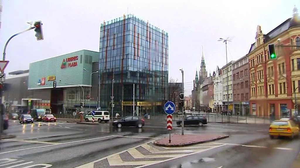Nákupní galerie v centru Liberce