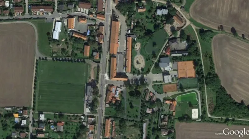 Městská část Březiněves (pohled shora)