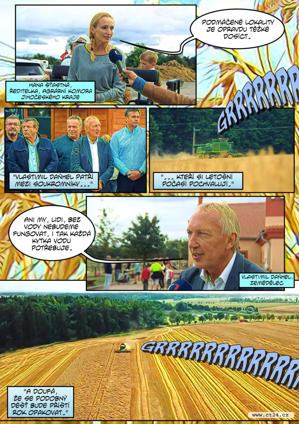 Na jihu Čech začaly odložené dožínky. Komornější oslavu v náhradním termínu má na svědomí pandemie