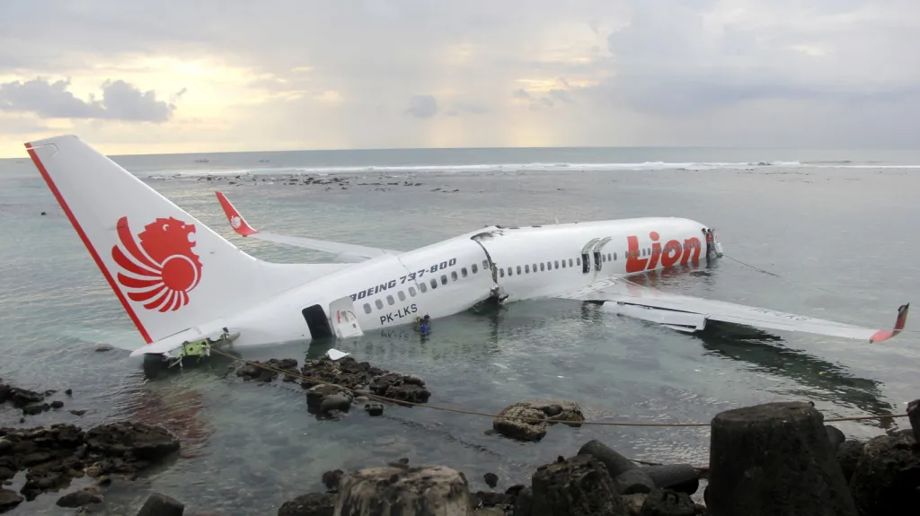 Nehoda letadla na Bali