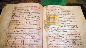 Jeden z rukopisů Elišky Rejčky z Rajhradského kláštera