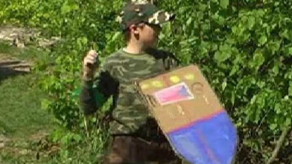 Malý skaut při bojové hře