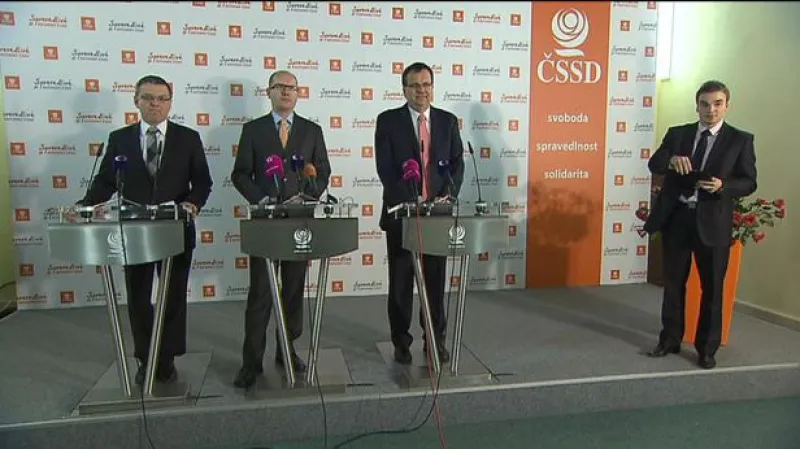 Brífink ČSSD k amnestii a rozpočtu