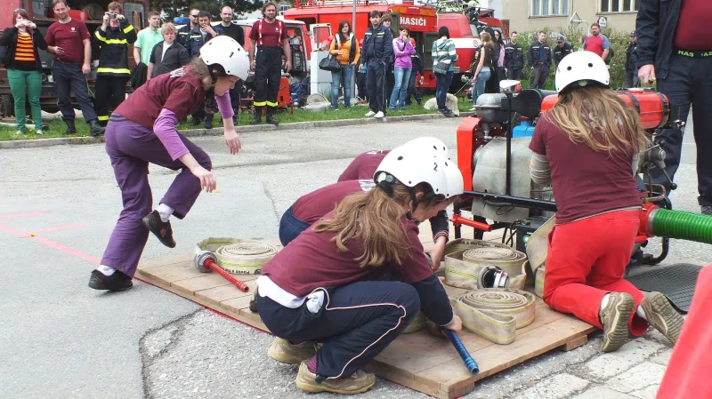 Okrsková soutěž v požárním útoku