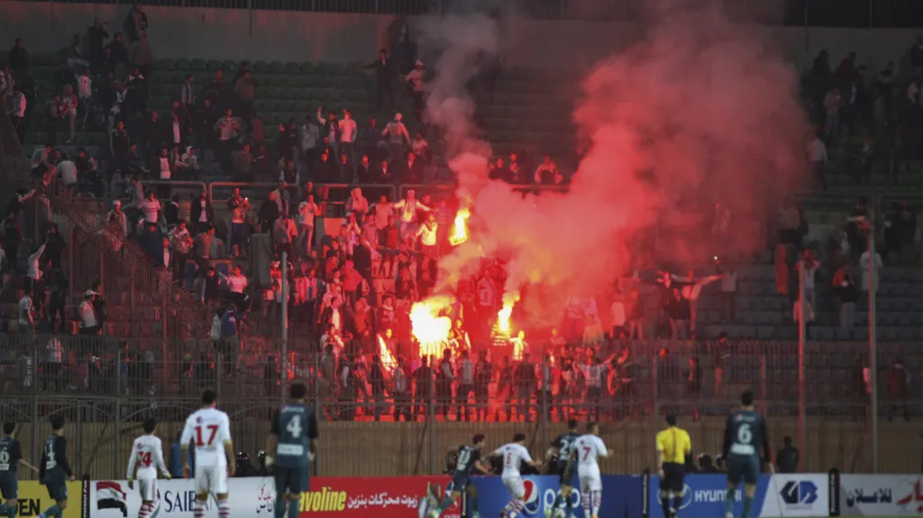 Fotbalový zápas egyptské Premier League se nakonec odehrál