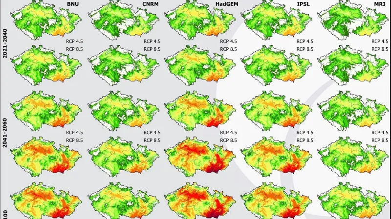 Jaká vína se budou nejlépe pěstovat podle pěti různých klimatických modelů
