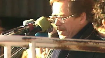 Václav Havel v listopadu 1989