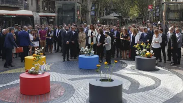 Připomínka prvního výročí od útoků v Barceloně a Cambrils