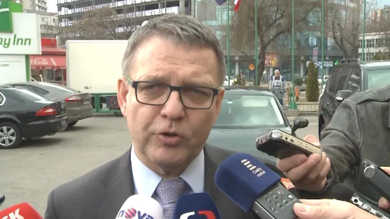 Lubomír Zaorálek ve Skopje