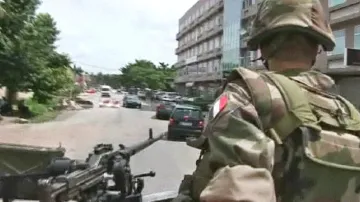 Francouzští vojáci v Pobřeží slonoviny