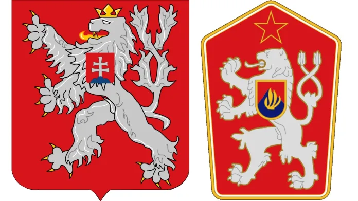 Státní znak do roku 1961 a mezi lety 1961-1989