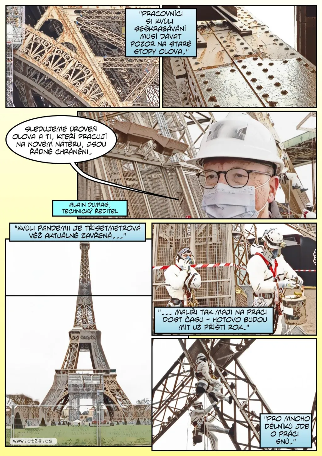 Dominanta Paříže mění vizáž. Nově se Eiffelova věž zbarví dozlatova