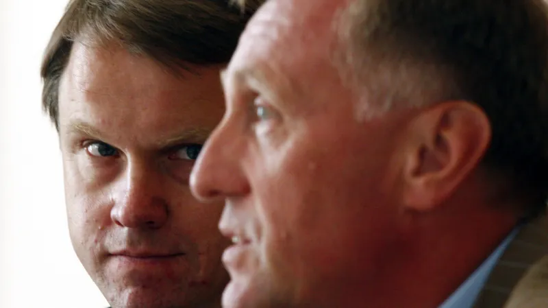 Martin Bursík a Mirek Topolánek