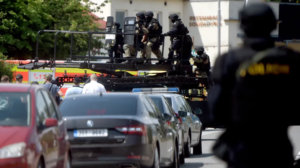 Policisté zasahovali ve Vřesinské ulici v ostravské části Poruba