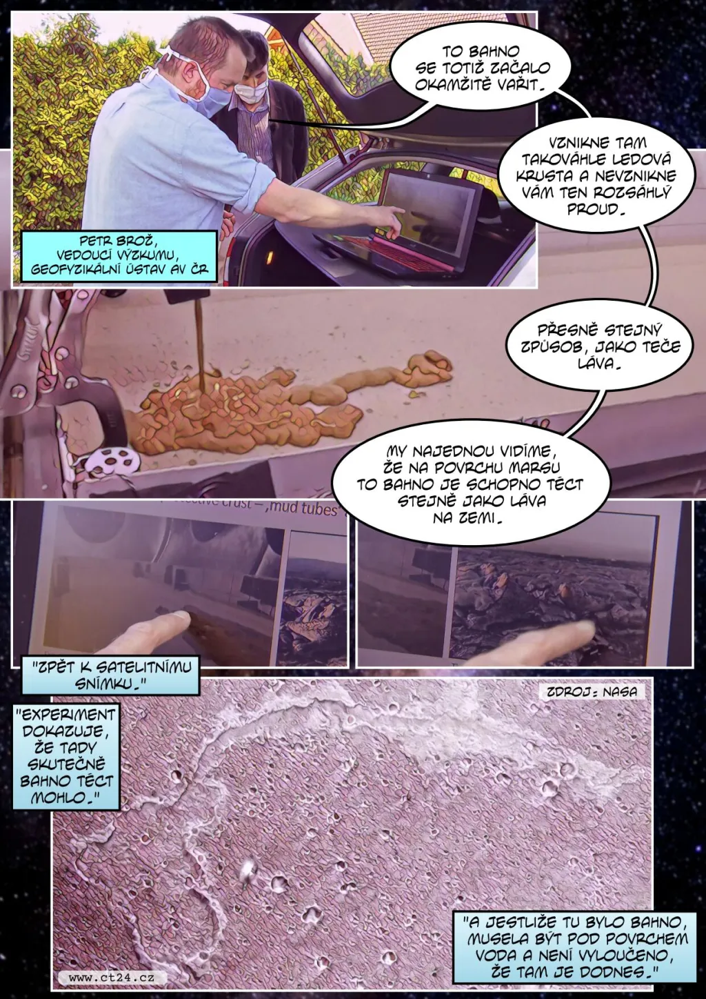 Čeští vědci mění pohled na Mars